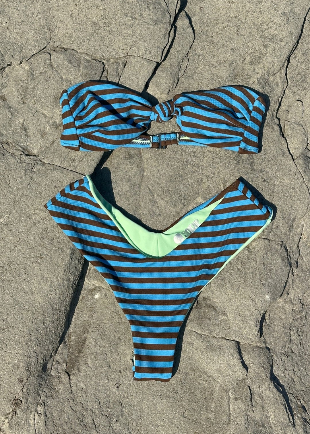 frida bandeau top / baby stripe - Image 9