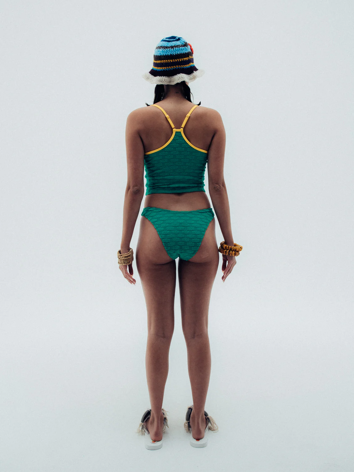 gia bottom / green logo terry - Image 8