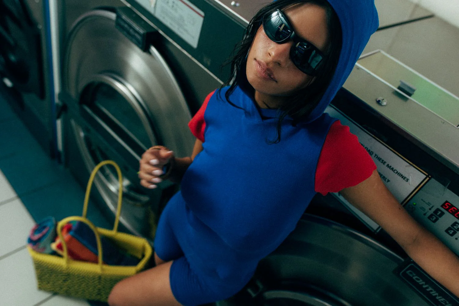 luna hooded tee / blue - Image 11
