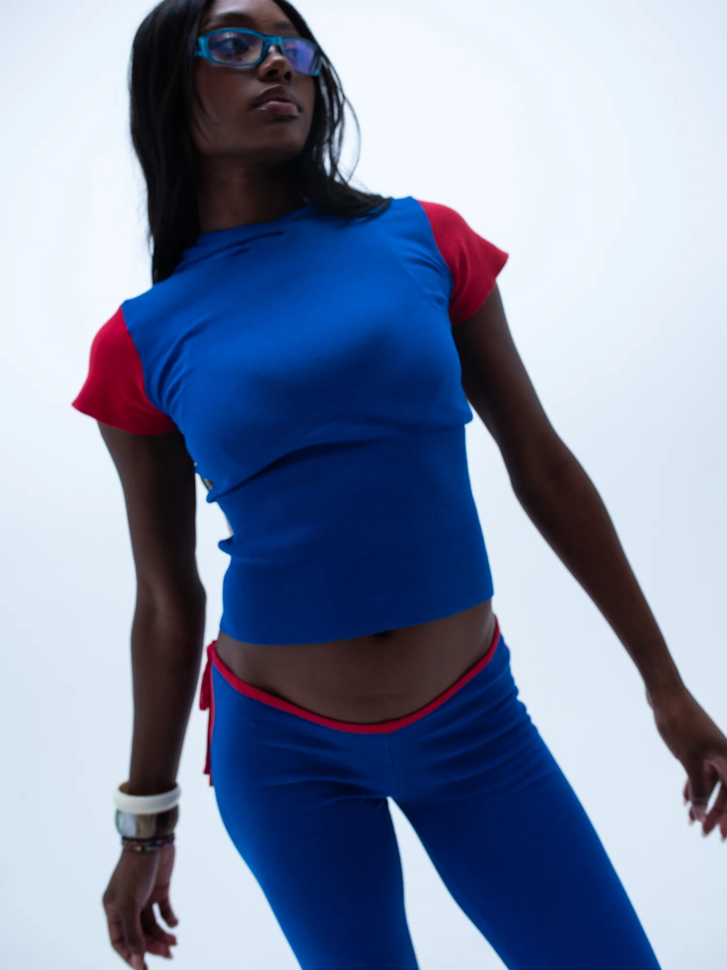 luna hooded tee / blue - Image 5