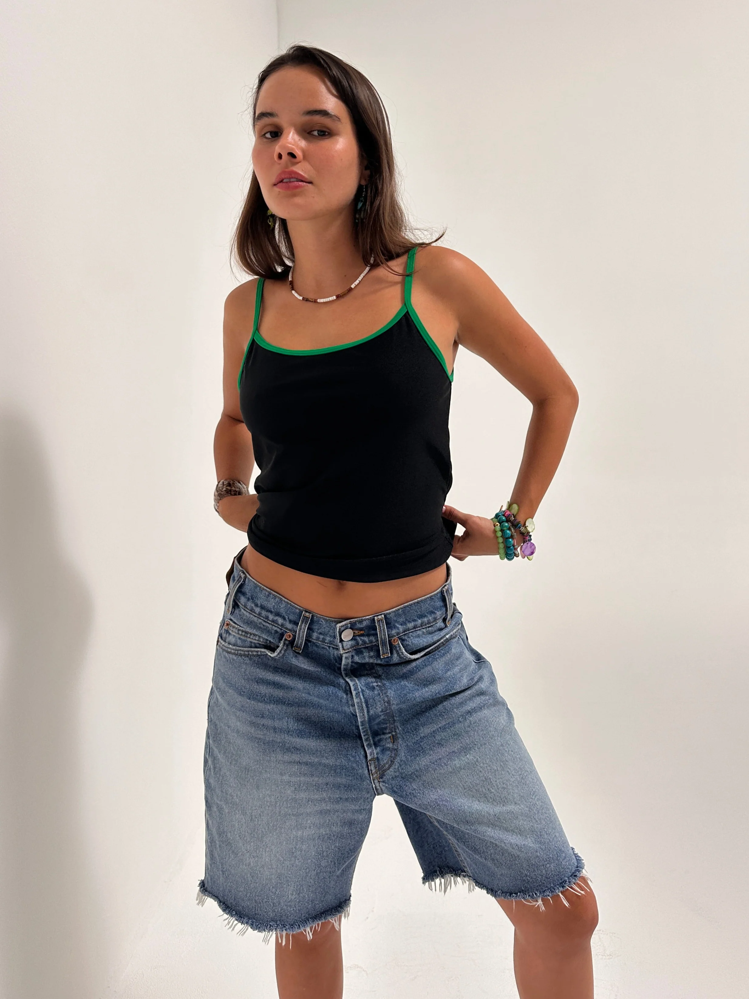 mila tank top / black - Image 8