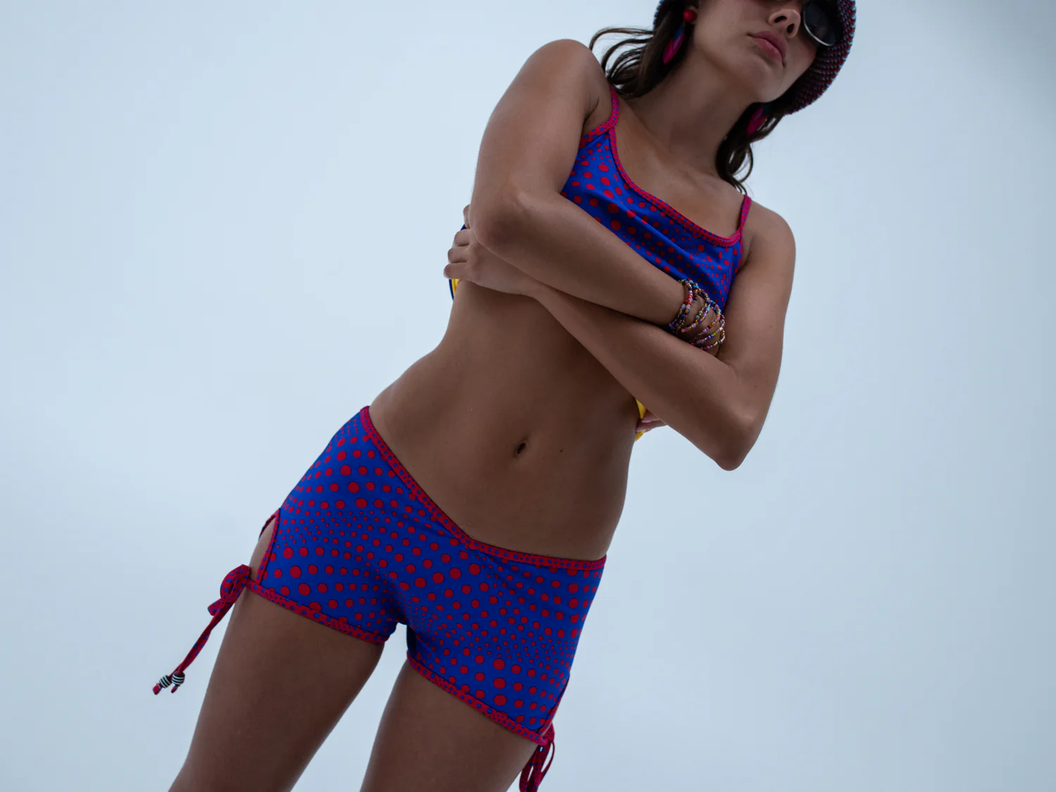 vivy short / marco island / red + blue - Image 3