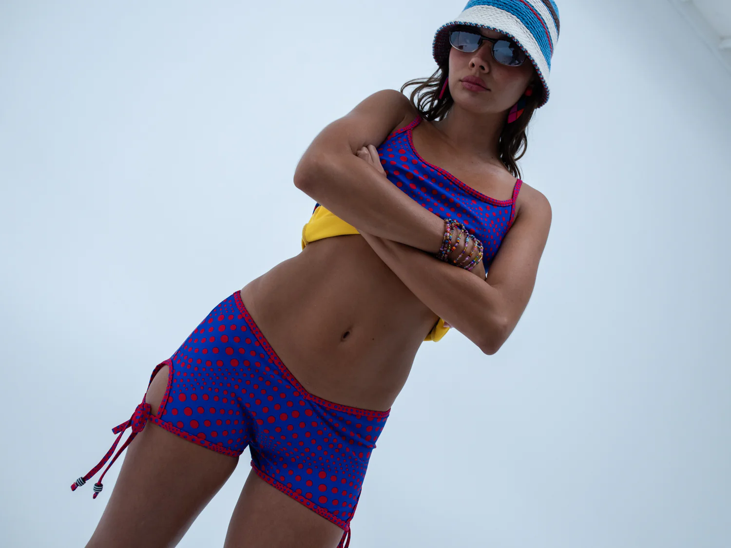 vivy short / marco island / red + blue - Image 8